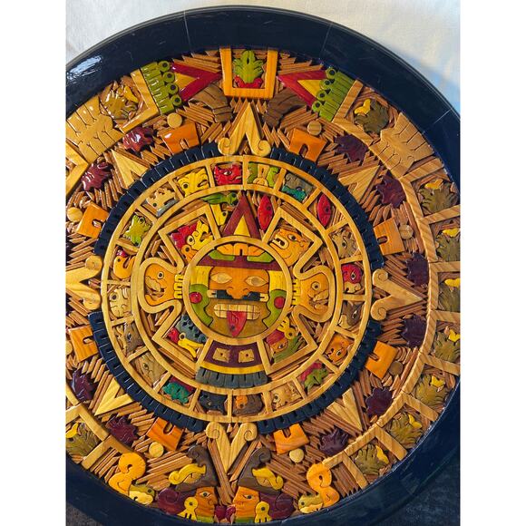 Mayan Aztec calendar wall art - Picture 2 of 12